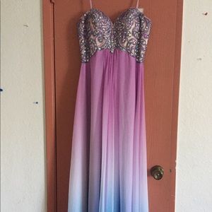 NWT Camille La Vie Sequin Ombré Dress